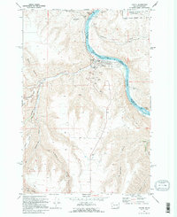 Asotin 1971 topographic map thumbnail