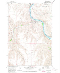 Asotin 1971 topographic map thumbnail