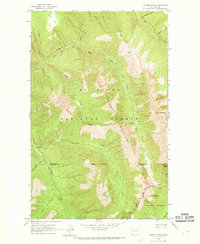 Azurite Peak 1963 topographic map thumbnail