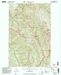 Azurite Peak 2002 topographic map thumbnail
