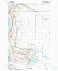 Babcock Ridge 1966 topographic map thumbnail