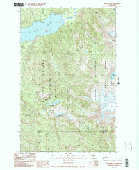 Bacon Peak 1989 topographic map thumbnail