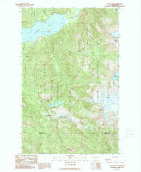Bacon Peak 1989 topographic map thumbnail