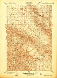 Badger Pocket 1938 topographic map thumbnail