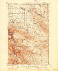 Badger Pocket 1943 topographic map thumbnail