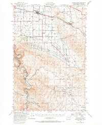 Badger Pocket 1953 topographic map thumbnail