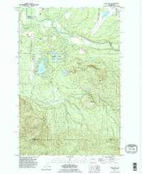 Bald Hill 1990 topographic map thumbnail
