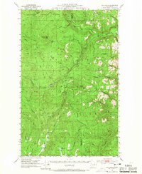 Bald Knob 1953 topographic map thumbnail