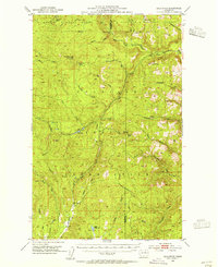 Bald Knob 1953 topographic map thumbnail