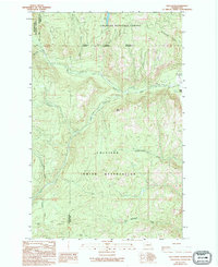 Bald Knob 1989 topographic map thumbnail