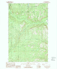 Bald Knob 1989 topographic map thumbnail