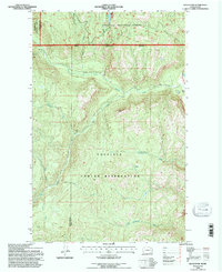 Bald Knob 1992 topographic map thumbnail