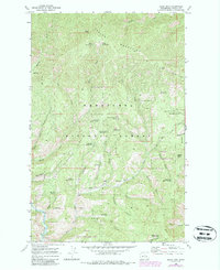 Baldy Mountain 1968 topographic map thumbnail