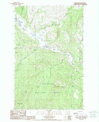 Bailey Creek 1988 topographic map thumbnail