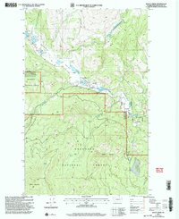 Bailey Creek 2001 topographic map thumbnail