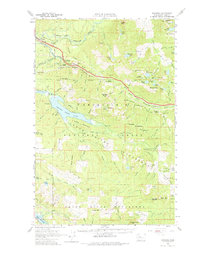 Bandera 1960 topographic map thumbnail