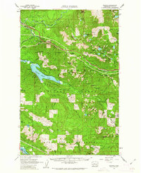 Bandera 1960 topographic map thumbnail