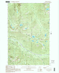 Bandera 1989 topographic map thumbnail