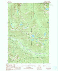 Bandera 1989 topographic map thumbnail