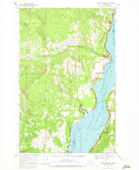 Bangs Mountain 1969 topographic map thumbnail