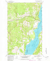 Bangs Mountain 1969 topographic map thumbnail