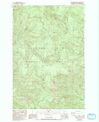 Bare Mountain 1986 topographic map thumbnail