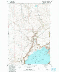 Barker Canyon 1968 topographic map thumbnail