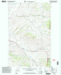 Barker Mountain 2001 topographic map thumbnail