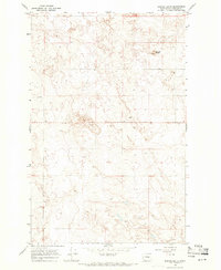 Barnes Butte 1968 topographic map thumbnail