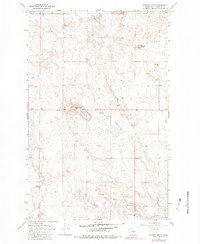 Barnes Butte 1968 topographic map thumbnail