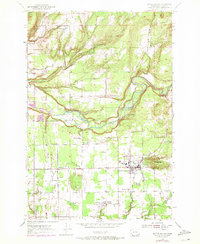Battle Ground 1954 topographic map thumbnail