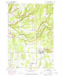 Battle Ground 1954 topographic map thumbnail