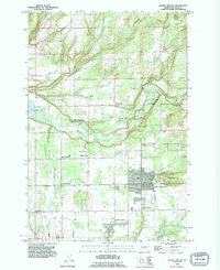 Battle Ground 1990 topographic map thumbnail