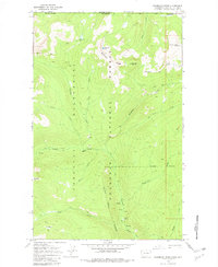Bauerman Ridge 1969 topographic map thumbnail