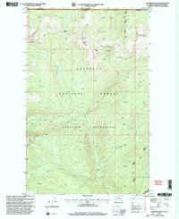 Bauerman Ridge 2001 topographic map thumbnail