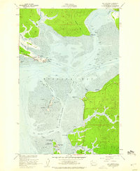 Bay Center 1957 topographic map thumbnail