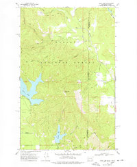 Bead Lake 1968 topographic map thumbnail