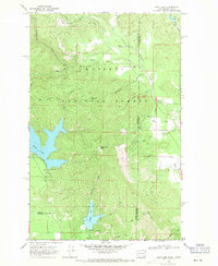 Bead Lake 1968 topographic map thumbnail