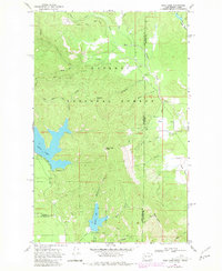 Bead Lake 1968 topographic map thumbnail