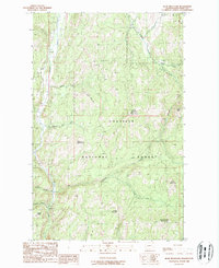 Bear Mountain 1988 topographic map thumbnail