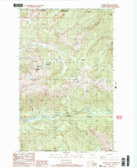 Bearpaw Mountain 1989 topographic map thumbnail