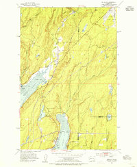 Belfair 1953 topographic map thumbnail