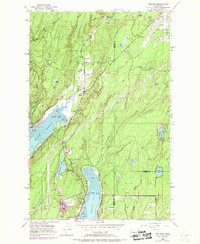 Belfair 1953 topographic map thumbnail