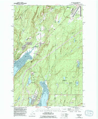 Belfair 1953 topographic map thumbnail
