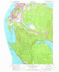 Bellingham South 1954 topographic map thumbnail