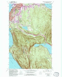 Bellingham South 1954 topographic map thumbnail
