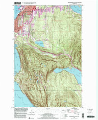 Bellingham South 1998 topographic map thumbnail