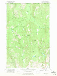 Belshazzar Mtn 1969 topographic map thumbnail