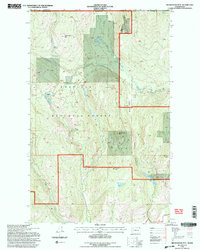 Belshazzar Mtn topographic map thumbnail