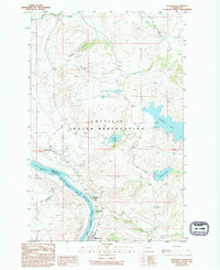 Belvedere 1989 topographic map thumbnail